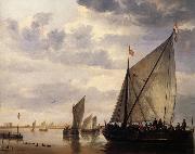 Aelbert Cuyp River scene oil